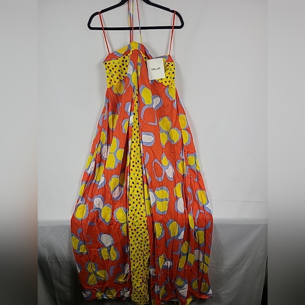 NWT Diane von Furstenberg Jemima Maxi Dress Geometric Print Size 8 Y2K $418